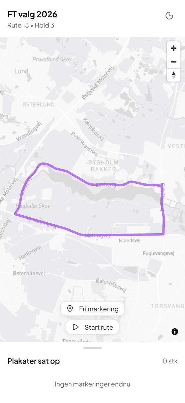 Følg teamets fremgang